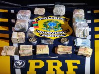 PRF apreende R$ 72 mil em espécie no Ceará