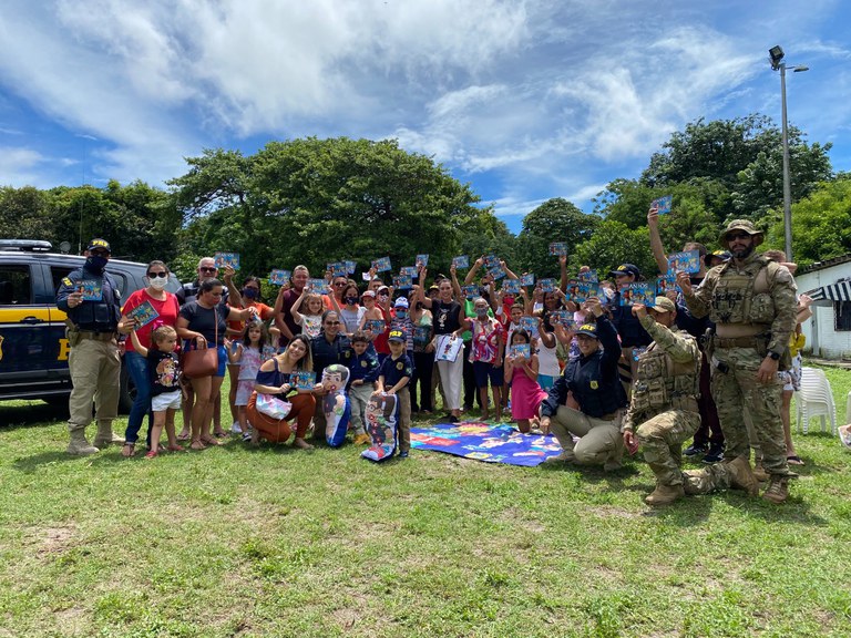 IMAGEM - PRF realiza evento de combate à violência sexual contra crianças e adolescentes em Fortaleza (CE)