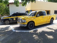 PRF recupera caminhonete usada em série de assaltos na região de Ocara (CE)