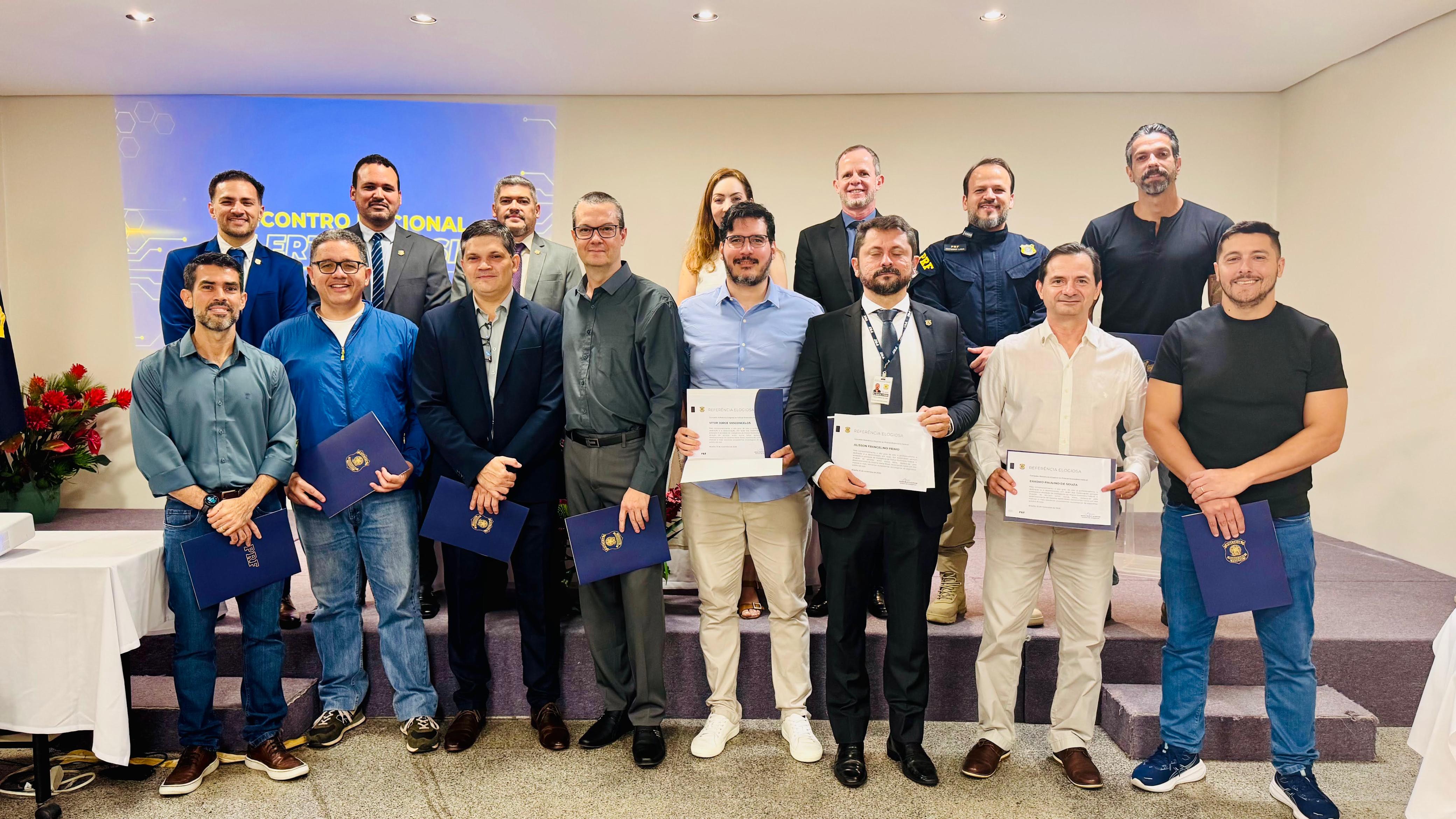 Membros da equipe técnica agraciados com Referências Elogiosas.