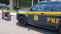PRF apreende motocicleta adulterada na BR-070