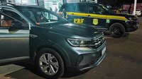PRF recupera carro clonado na BR-040 e prende dupla