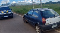 PRF recupera veículo furtado na BR-060