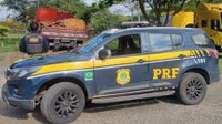 PRF apreende caminhão com carga de madeira nativa na BR-020