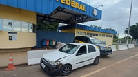 PRF prende motorista embriagado após fuga e acidente na BR-060
