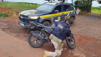 PRF recupera motocicleta furtada na BR-020, em Planaltina/DF