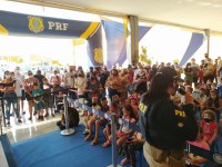 “Férias com a PRF” atrai mais de 10 mil pessoas em Valparaíso de Goiás/GO