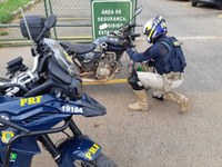 Em Ceilândia (DF), PRF recupera motocicleta com chassi e motor adulterados