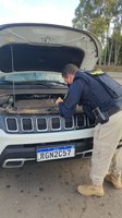 PRF recupera no Recanto das Emas/DF veículo roubado em Natal/RN
