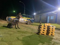 PRF apreende 24 quilos de maconha, na BR 020, próximo a Planaltina/DF