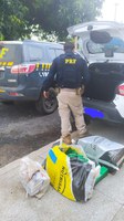 PRF apreende 91 quilos de maconha na BR 060