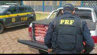 PRF apreende quase uma tonelada de alimentos embutidos transportados sem refrigeração