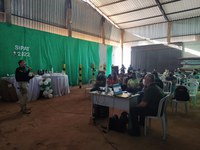 PRF ministra palestra de educação para o trânsito na empresa ENECOL, em Formosa/GO