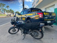 PRF recupera moto adulterada na Serra/ES