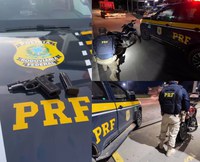 Fiscalização da PRF no fim do dia resulta em três apreensões  na BR-101