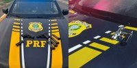 PRF apreende 3 armas de fogo ilegais e 1 veículo clonado em menos de 4 horas no ES