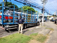 PRF apreende caminhão com placas clonadas na BR-101, em Serra/ES