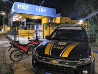 PRF recupera motocicleta roubada em Linhares