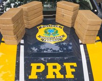 PRF apreende 20 kg de pasta base de cocaína em Cachoeiro de Itapemirim