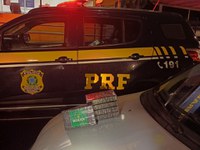 PRF apreende cinco quilos de cocaína na BR-101 em Viana