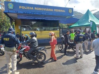 PRF abre Maio Amarelo com ação integrada e foco em motociclistas em Viana