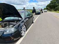 PRF detém foragido na BR 101