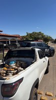 PRF e Polícia Militar Rodoviária apreendem veículo carregado com 90 kg skunk na BR-060