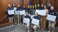 Mulheres policiais recebem homenagem da Câmara Municipal de Goiânia