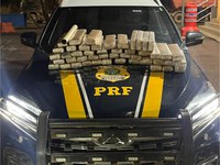 PRF apreende 52 kg de maconha durante fiscalização na BR-060, em Rio Verde (GO)