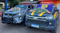 PRF e Tático Operacional Rodoviário da Polícia Militar de Goiás apreendem drogas em ônibus de encomendas na BR-153, em Porangatu (GO)