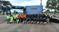 PRF realiza cine drive-in educativo durante o feriado da Semana Santa em Goiás
