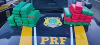 PRF apreende cerca de 40 kg de maconha na BR-050, em Catalão (GO)