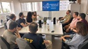 Reunião entre representantes da Polícia Rodoviária Federal e Universidade Federal de Goiás