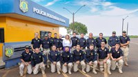 Equipe de gestão da PRF visita a delegacia de Catalão (GO) para reunião com o efetivo e alinhamento de novas diretrizes institucionais.