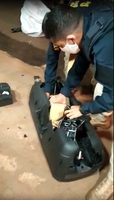 PRF apreende droga escondida dentro de caixa de som em Jataí (GO)