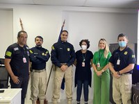 Superintendência da PRF em Goiás recebe visita da PCGO