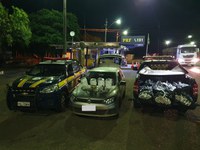 PRF apreende cerca de 300 quilos de explosivos com garimpeiros na BR 153, em Uruaçu