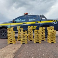 Dupla que transportava 200 quilos de maconha tenta fugir, mas é detida pela PRF em Rio Verde