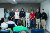 O Ex-superintendente é homenageado pelos colegas por sua aposentadoria em Goiás