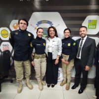 PRF em Goiás participa do lançamento do aplicativo Mulher Segura
