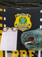 Motorista é flagrado com maconha na BR-135