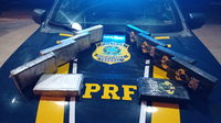 PRF apreende 10 kg de cocaína durante abordagem a ônibus na BR-226, em Campestre do Maranhão