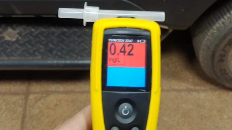 Ocorrência de embriaguez na condução de veículo automotor em Açailândia/MA