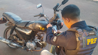 Motocicleta adulterada é apreendida pela PRF em Açailândia (MA)