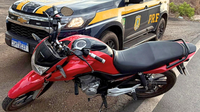 Moto roubada em Teresina (PI) é recuperada pela PRF em Caxias (MA)