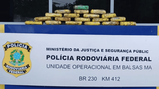 Entorpecente estava oculto na estrutura do automóvel e foi localizado durante verificação de equipamentos obrigatórios