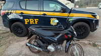 PRF recupera duas motocicletas com registros de adulteração e roubo