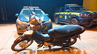 PRF recupera motocicleta roubada após acidente na BR-010, em Porto Franco (MA)