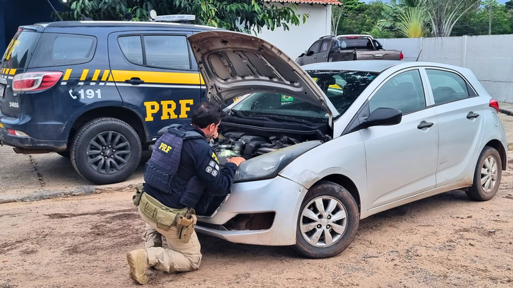 Carro com registro de roubo recuperado em São Luís 