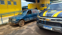 Carro furtado em fevereiro de 2022 é recuperado pela PRF na BR 010, em Imperatriz (MA)